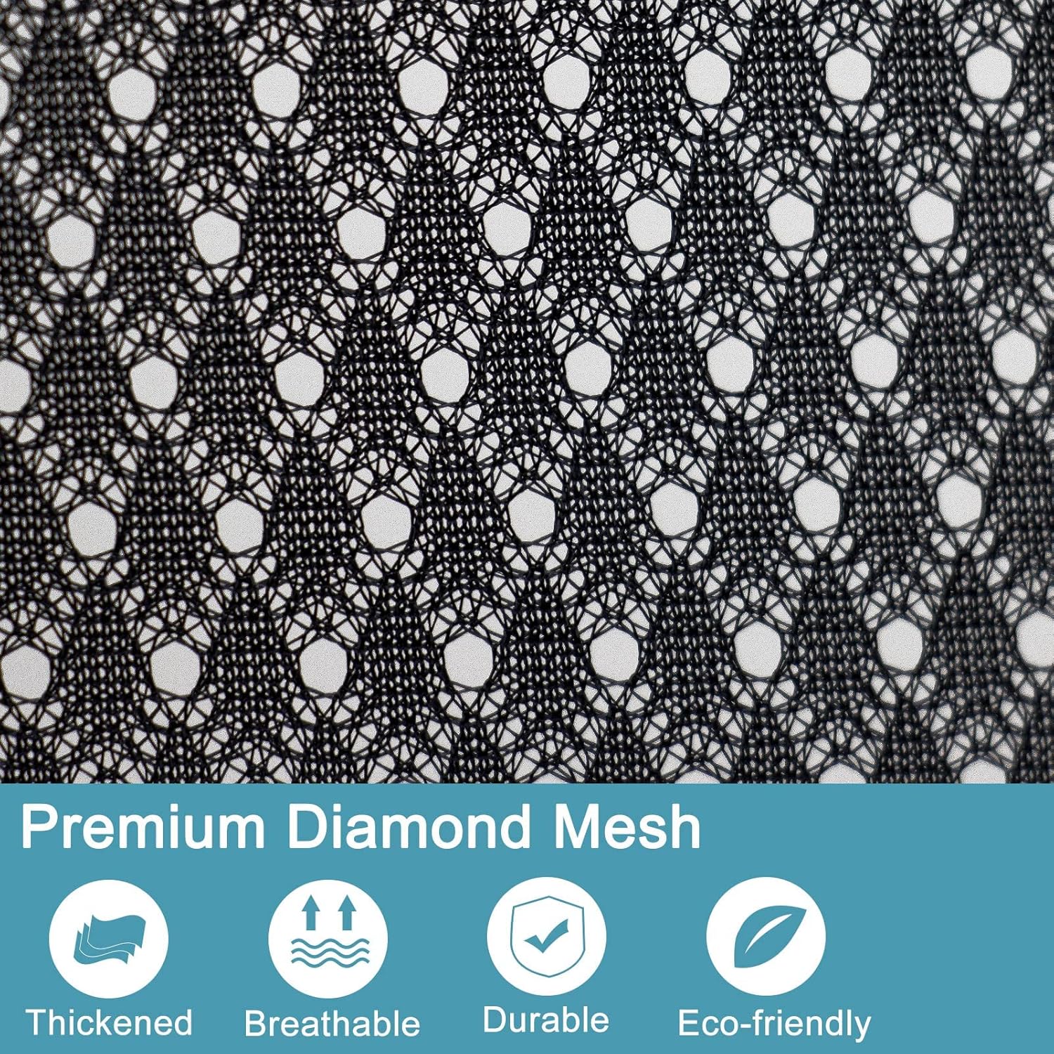 Polecasa Diamond Mesh Laundry Bags, 24 x 36 inches Heavy Duty Mesh Laundry Bag with ID Tag and