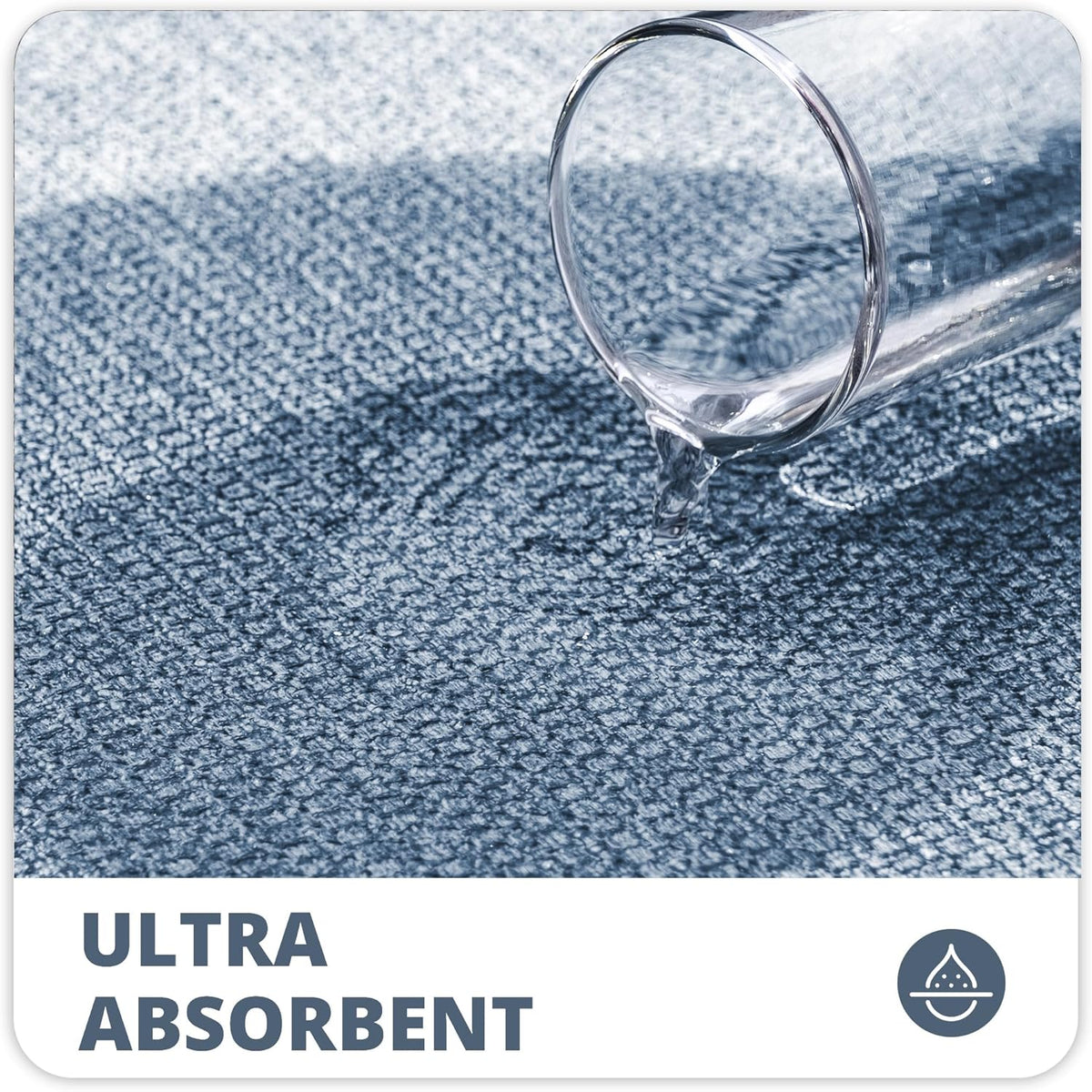 Bathroom Rugs Set 2 Pieces,Thin Bathroom Mats,Toilet Rugs,Quick Dry,Non-Slip,Machine Washable,Low