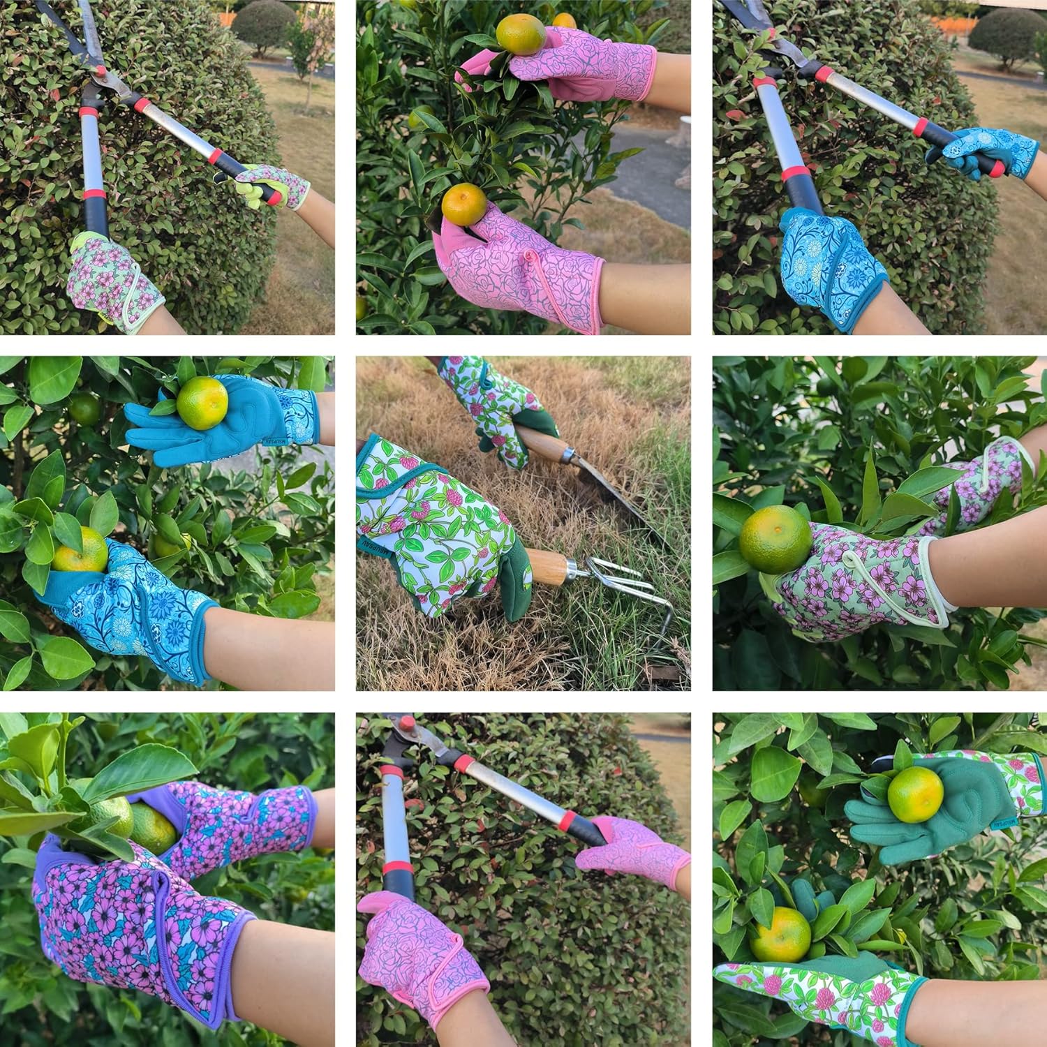 Thorn Proof&Puncture Resistant Gardening Gloves with Grip,Garden Gloves for Women, Leather Work