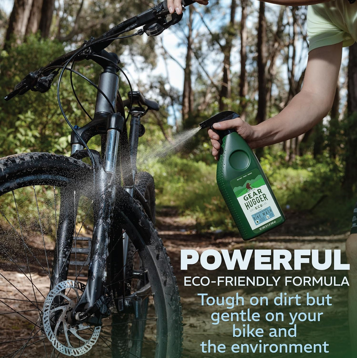 Gear Hugger Bike Wash Spray (32 oz, Pack of 1) – Eco-Friendly Cleaner Spray, Wash Soap with Natural