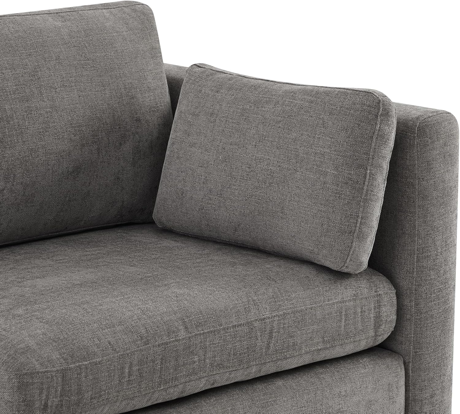 CHITA Small Modular Sectional Fabric Sofa Set, Extra Comfty Loveseat Cloud Couch, FSC Certified