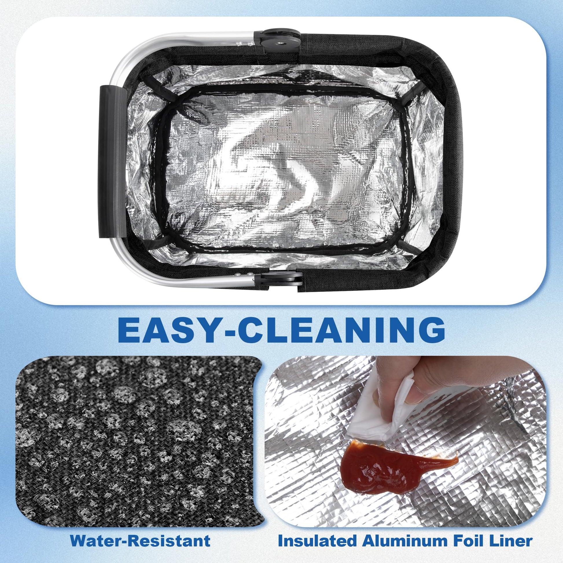 PGmoon Cleaning Caddy Organizer with Handle,Black