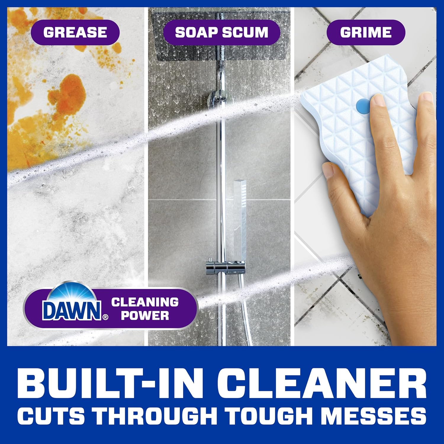 Mr. Clean Magic Eraser Foaming Sponge, All Purpose Cleaner, Dawn Cleaning Power, Wall Cleaner