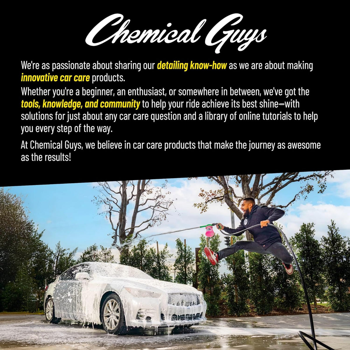 Chemical Guys Heavy Duty Bottle Sprayer - Chemical Resistant Trigger for Car Detailing, Adjustable