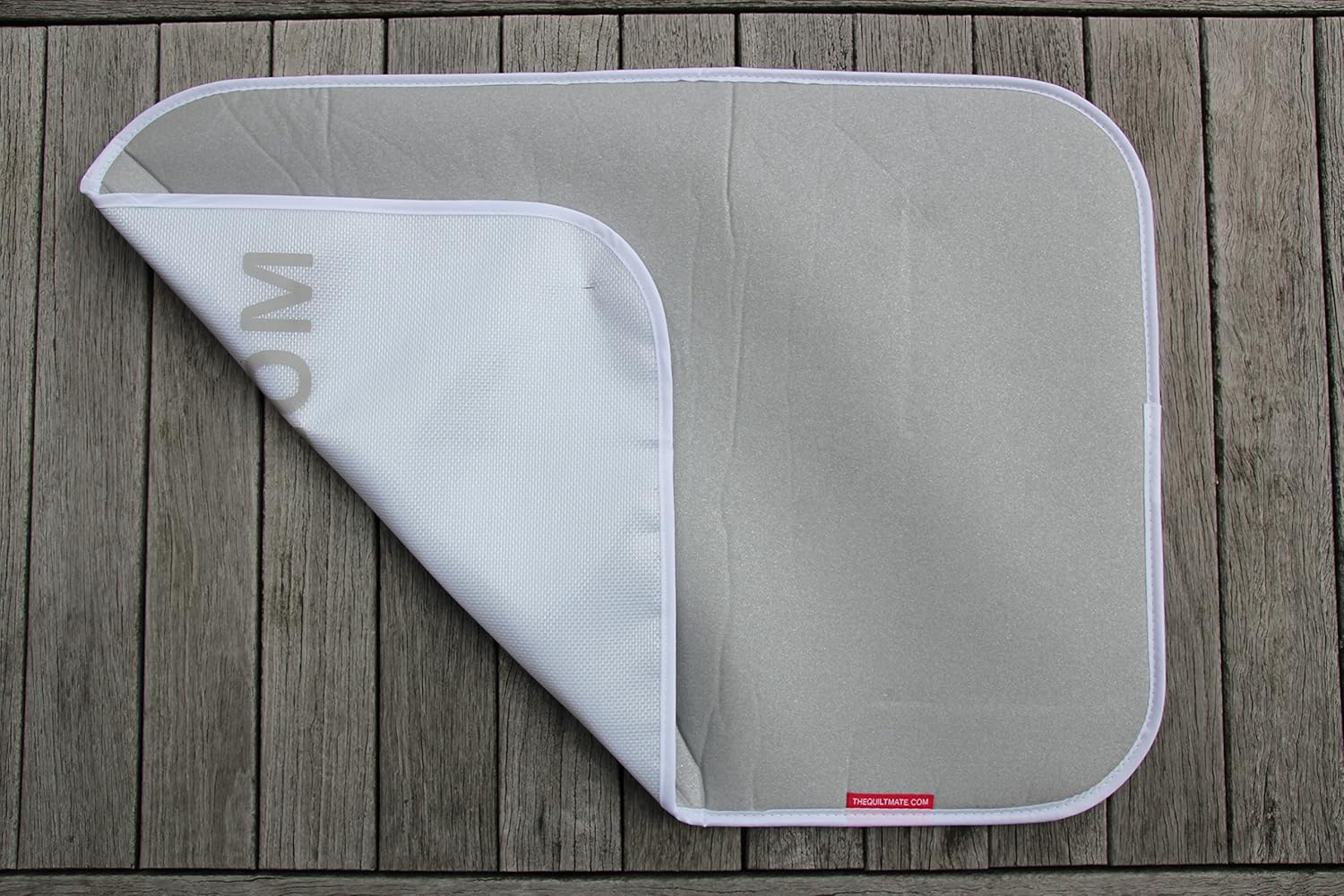 THEQUILTMATE - Premium Ironing Pad, Designed Especially for Quilters and Crafters, Large, Silver