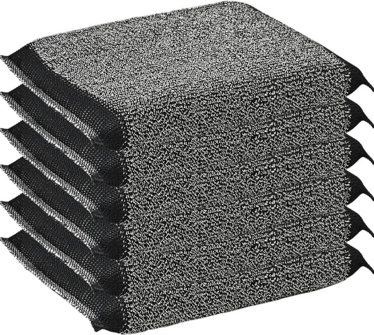 Steel Wool Scrub Sponges Kitchen, Reusable Dish Scrubber Sponge, for Pots, Pans, Gentle and Scratch