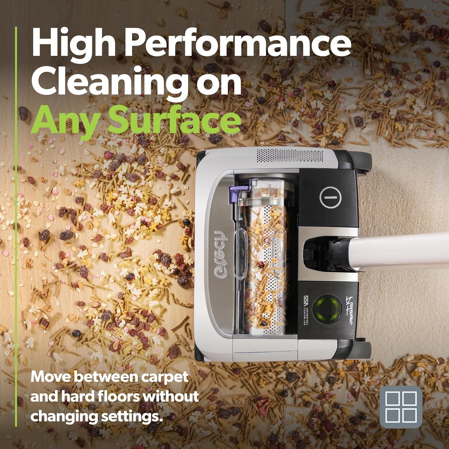 Gtech AirRAM Platinum Cordless Vacuum Cleaner - Includes Anti-Hair Wrap Brush Bar - Perfect for