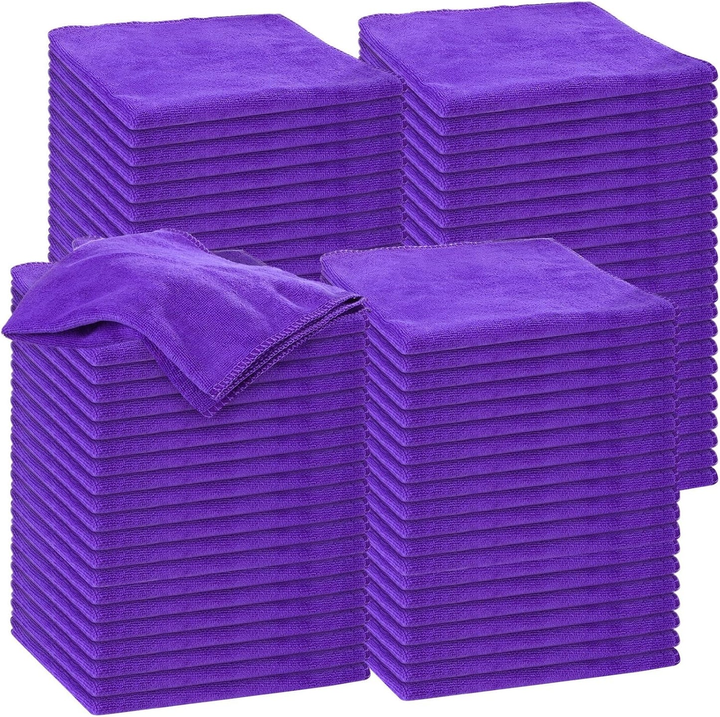 Nuenen Microfiber Cleaning Cloths for Cars 16 x 16 Inch Ultra Absorbent Car Towels Drying Reusable