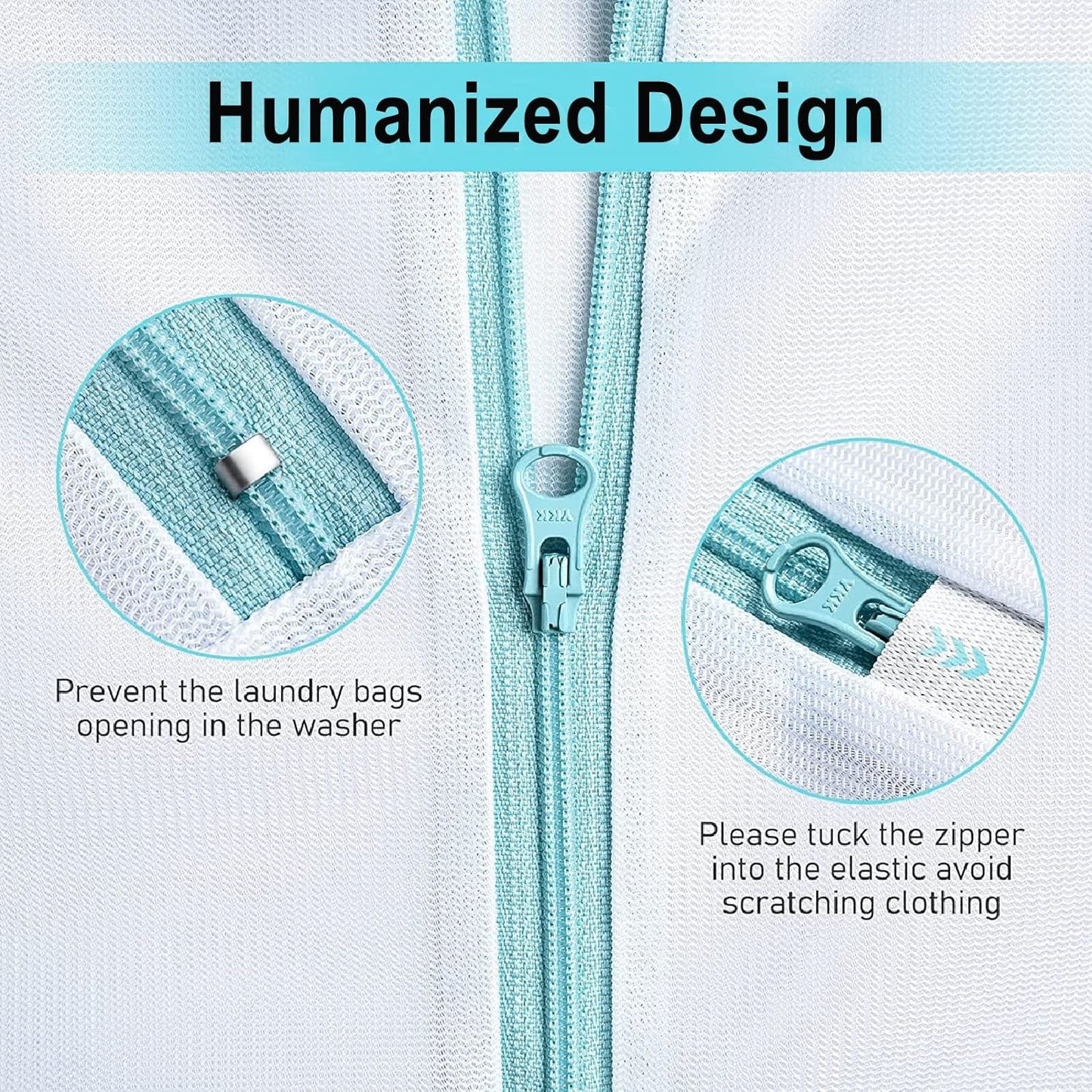 OTraki Mesh Washing Bags for Laundry 2 Pack 16 x 20 Inch Medium Mesh Bag Laundry Washer Delicates