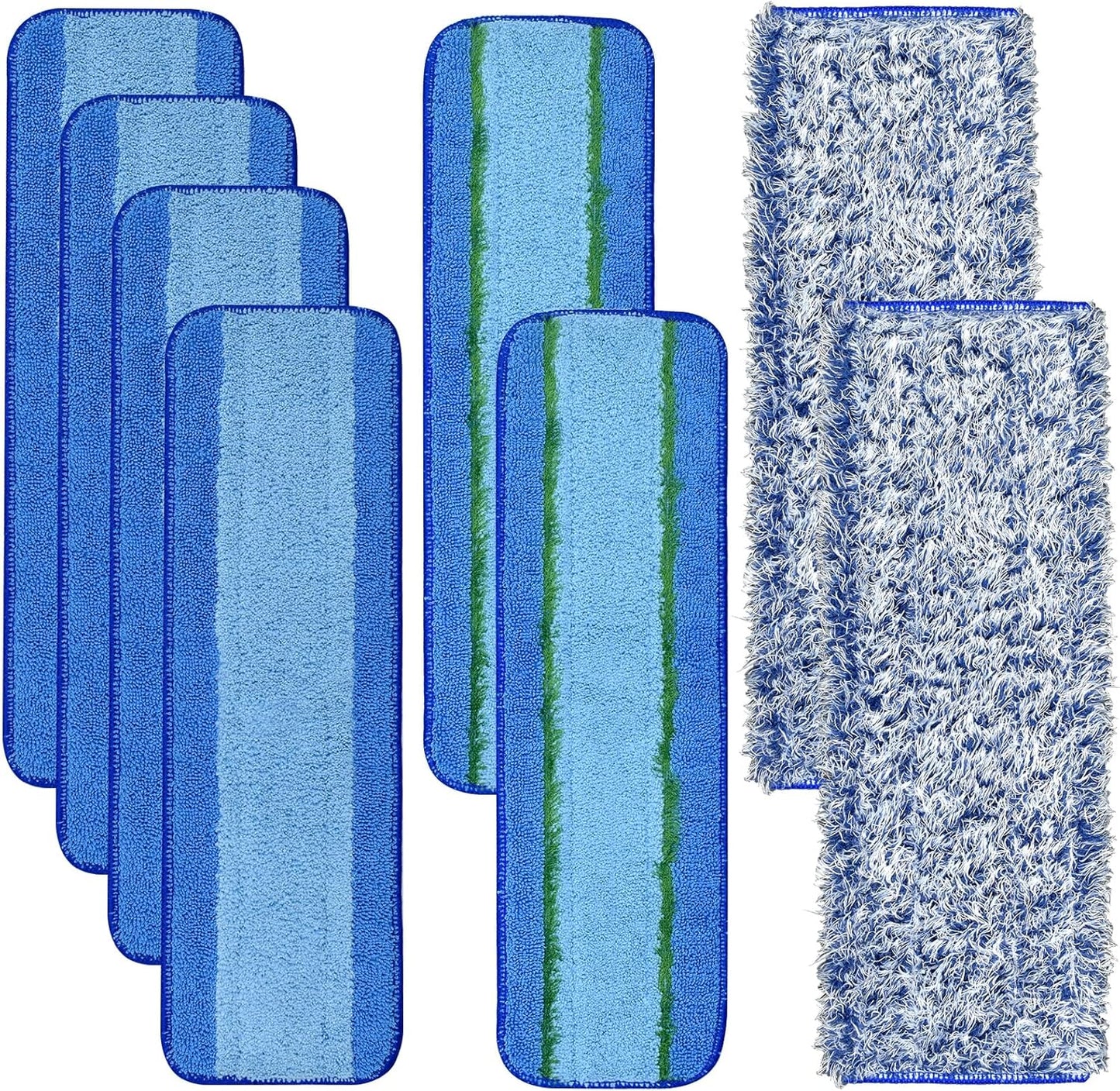 8 Pack Microfiber Cleaning Pad for Bona Mop Hardwood & Hard Surface Floors Dry and Wet Floor