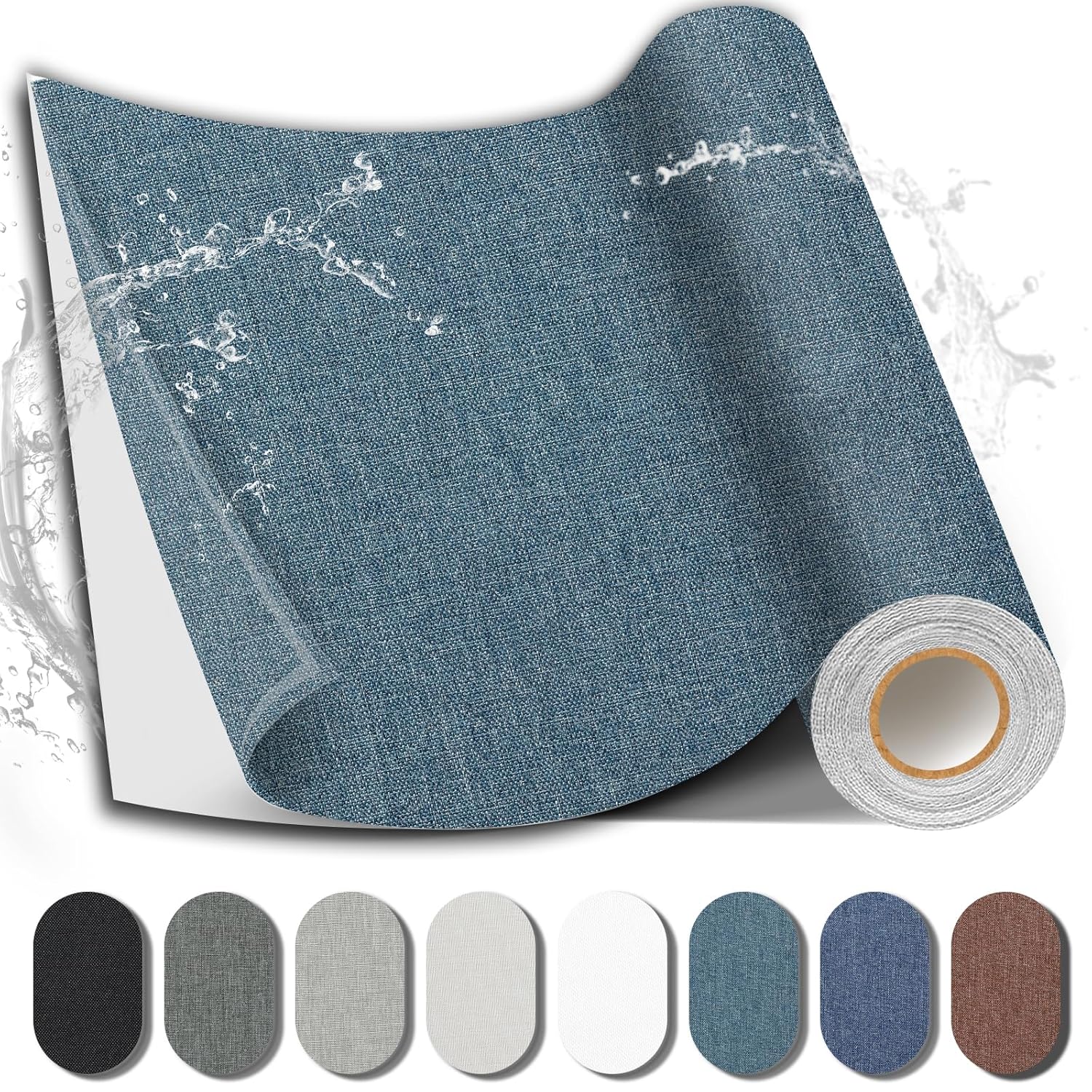 Fabric Repair Patch, 17X79 Inch Fabric Large Repair Tape, Self-Adhesive Patches for Furniture