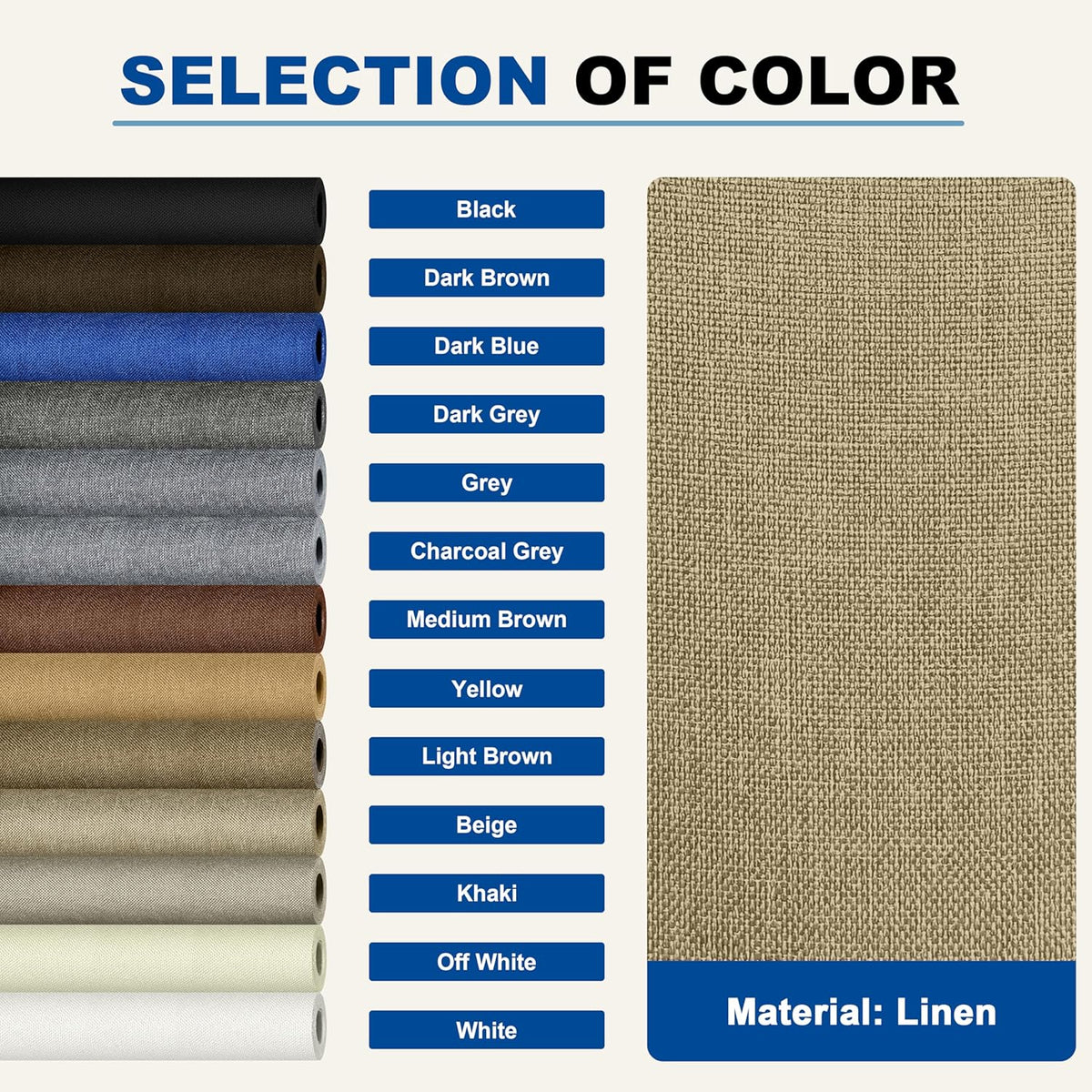 KING MOUNTAIN Linen Repair Patches, Self-Adhesive Fabric Patches, 4 X 63 inch Extra Size, Multi