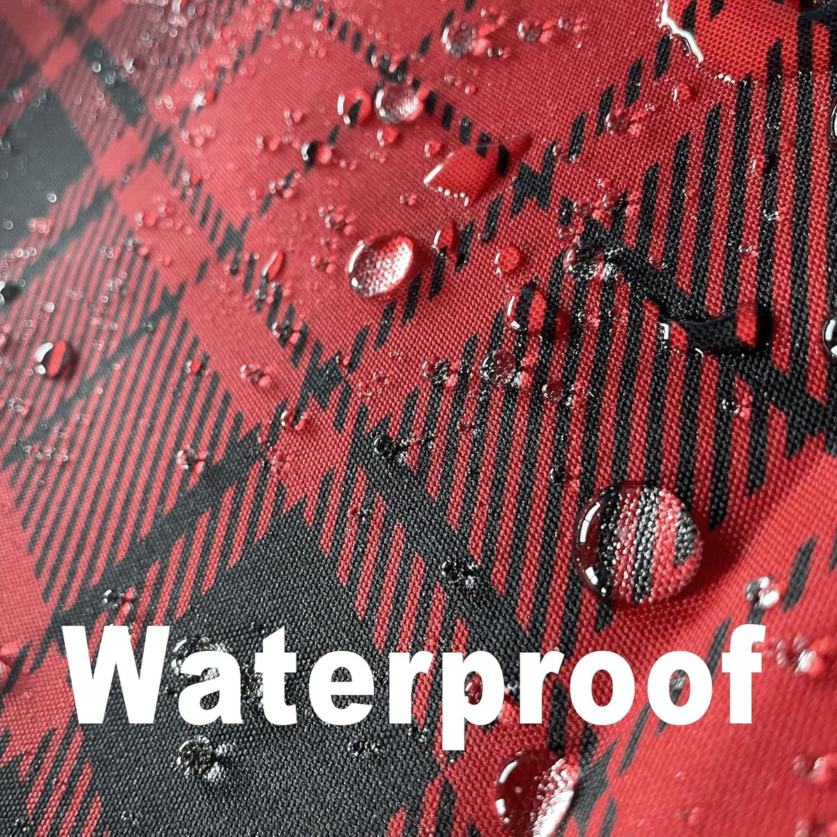 Waterproof Checkered Tablecloth Fabric - Rectangle 58x84 Inch Christmas Plaid Table Cloth for