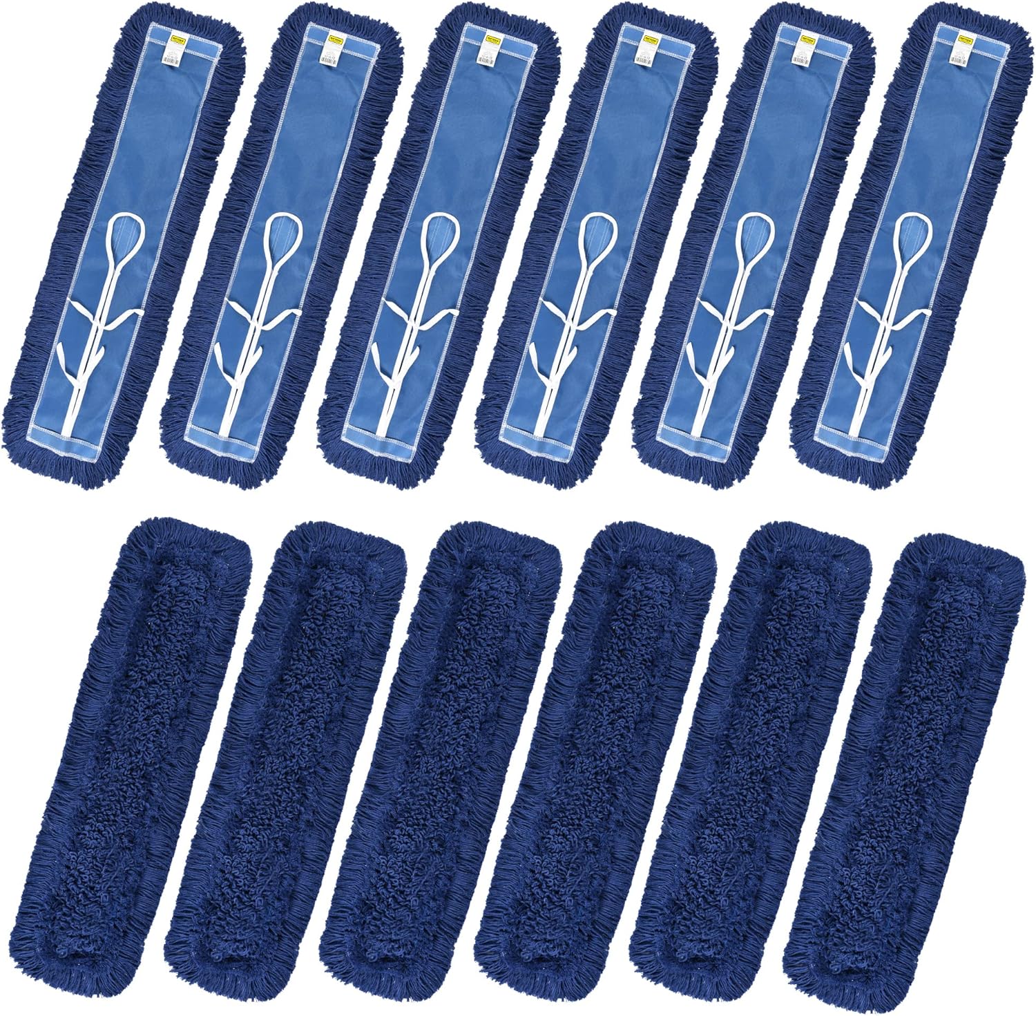 Matthew Cleaning 24'' Industrial Strength Cotton Dust Mop Refill Washable Replacement Heads for