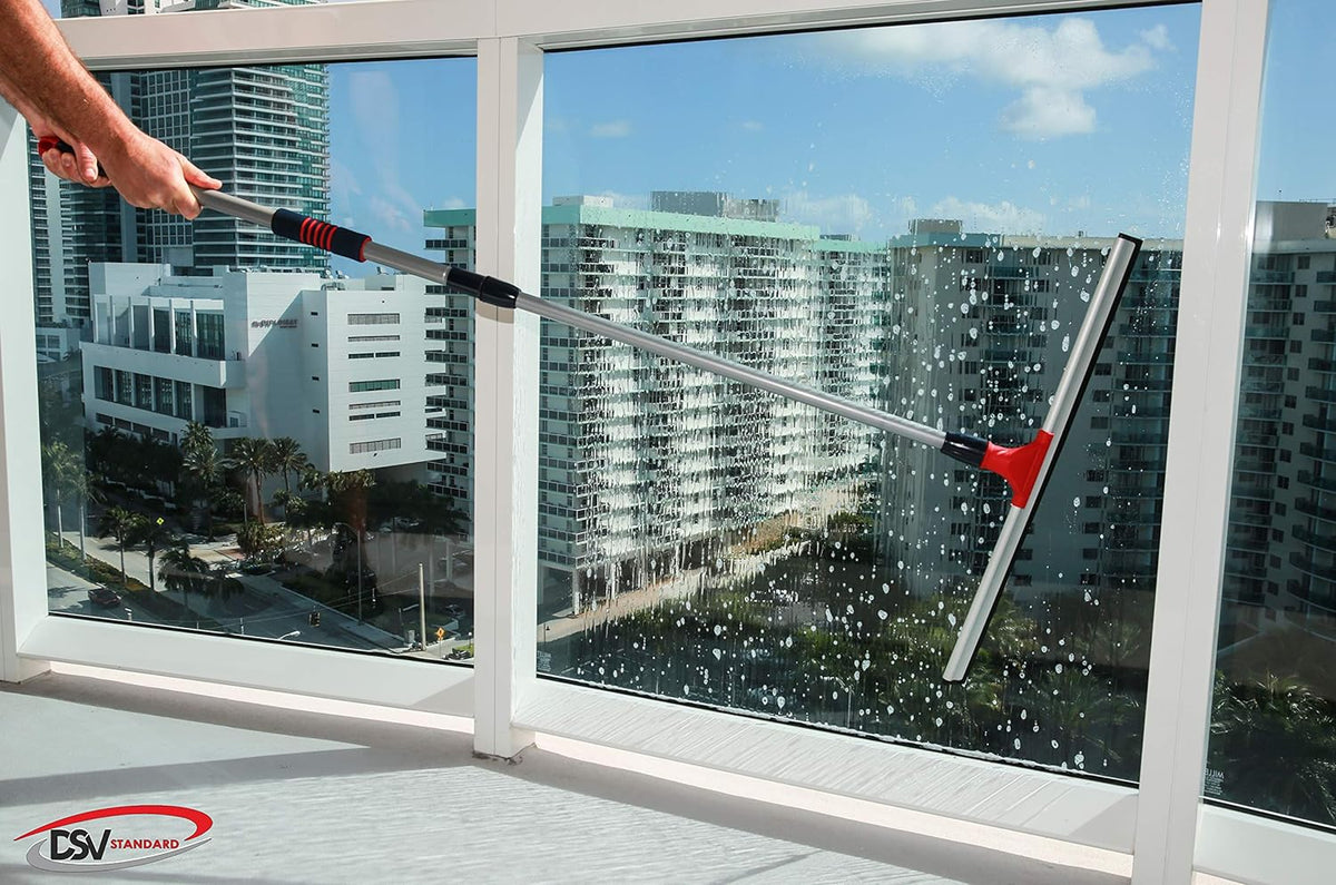DSV Standard Professional Floor Squeegee for Concrete Floor, 24" Large Heavy Duty Squeegee for