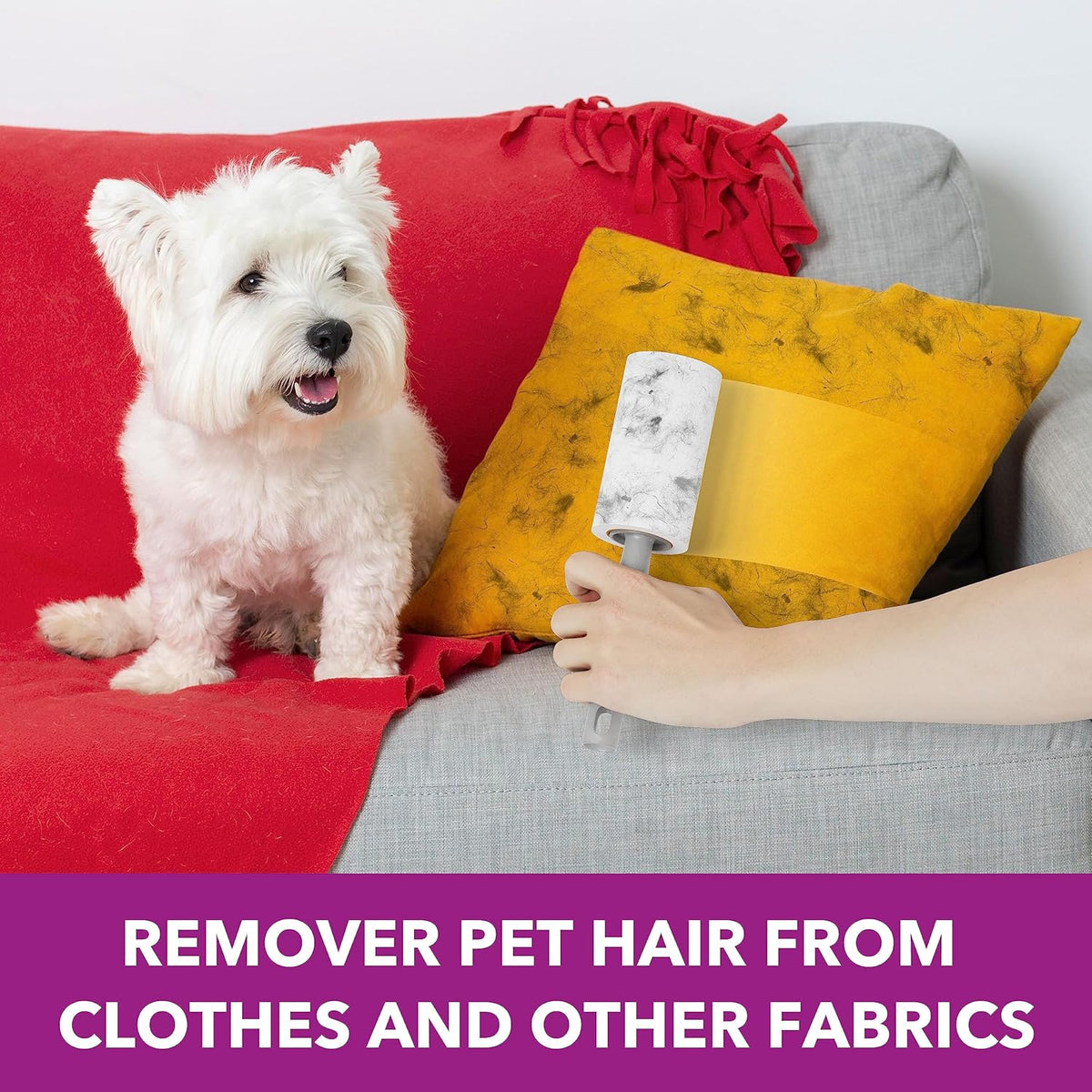 MEIQIHOME Lint Rollers for Pet Hair Extra Sticky, 1110 Sheets Mega Value Set Lint Roller with 5