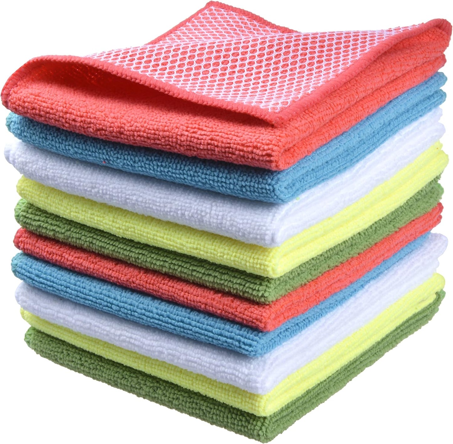 SINLAND Microfiber Dish Cloth for Washing Dishes Dish Rags Best Kitchen Washcloth Cleaning Cloths