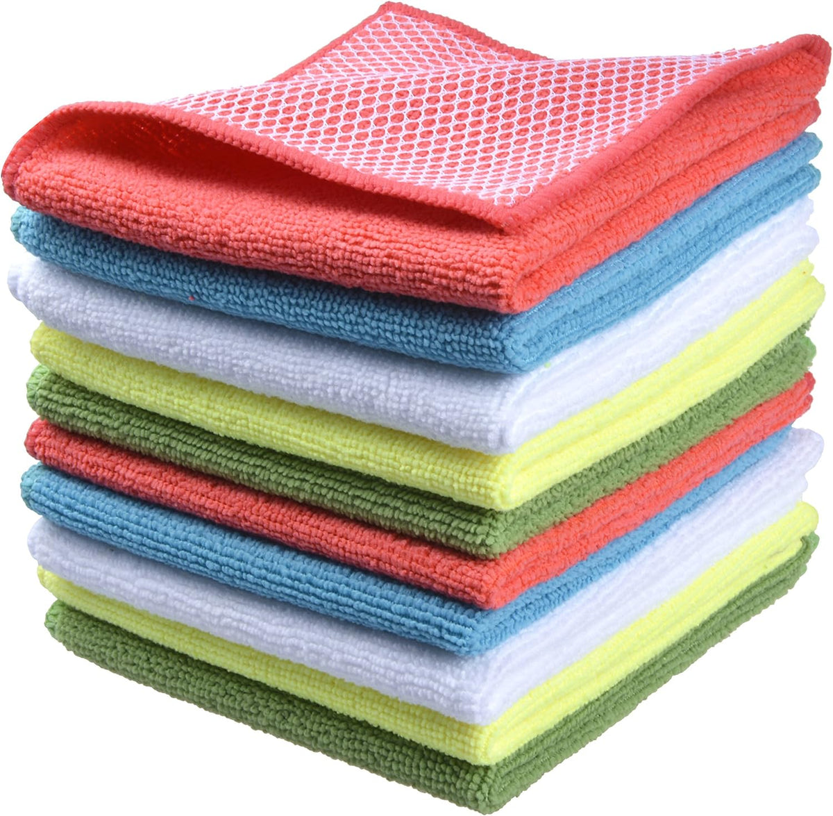 SINLAND Microfiber Dish Cloth for Washing Dishes Dish Rags Best Kitchen Washcloth Cleaning Cloths
