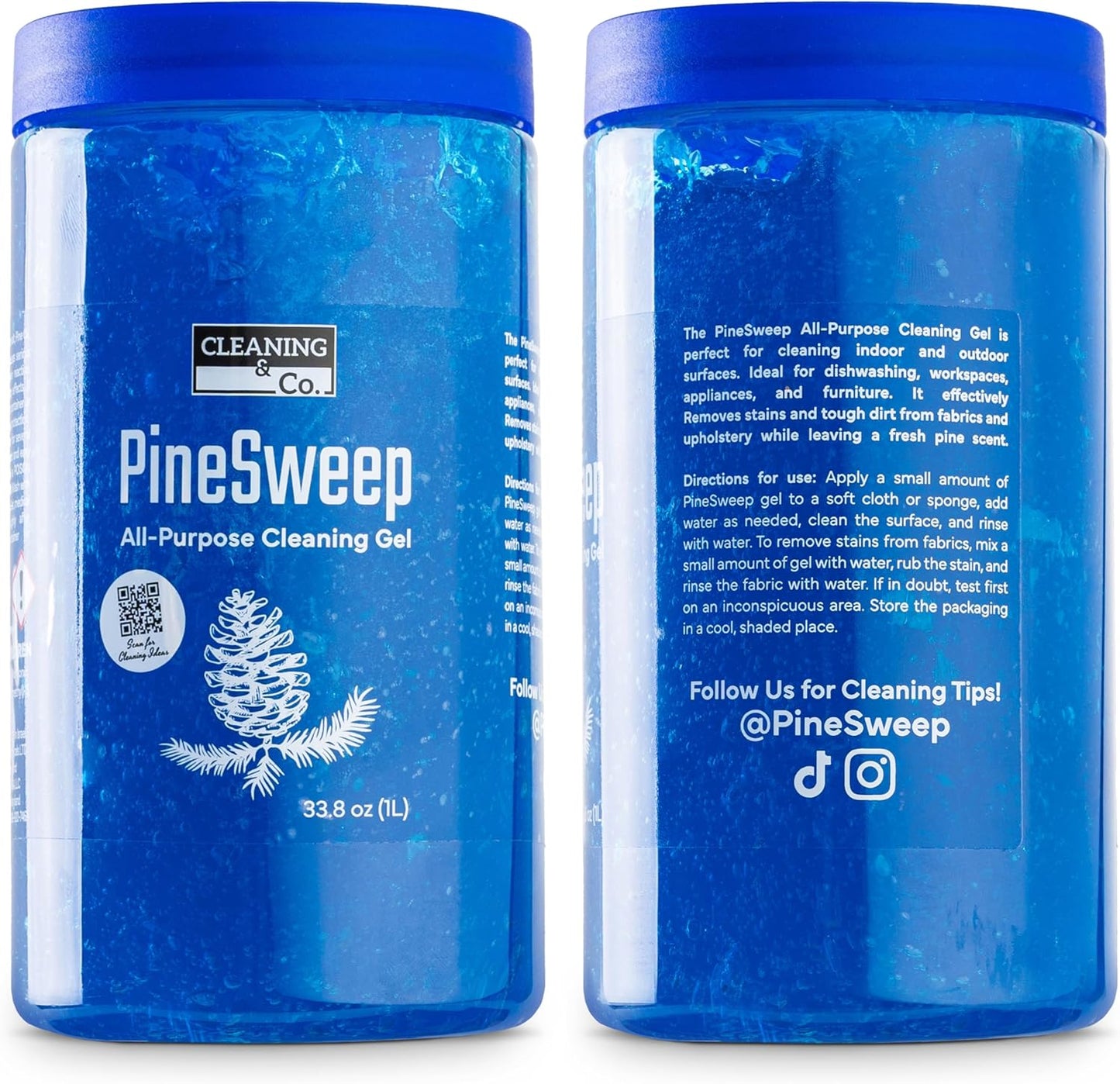 All-Purpose Cleaning Gel with Pine Oil – Multipurpose Household Cleaner for Bathroom, Kitchen