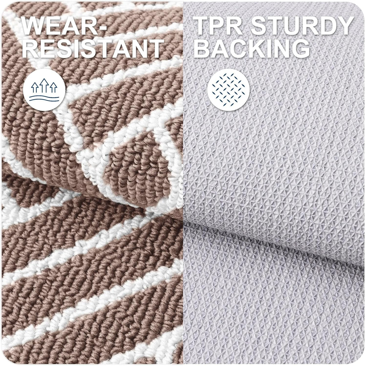 OLANLY Large Indoor Door Mat, 59x35 Inch, Dirt Resistant and Absorbent, Non-Slip Rubber Backing