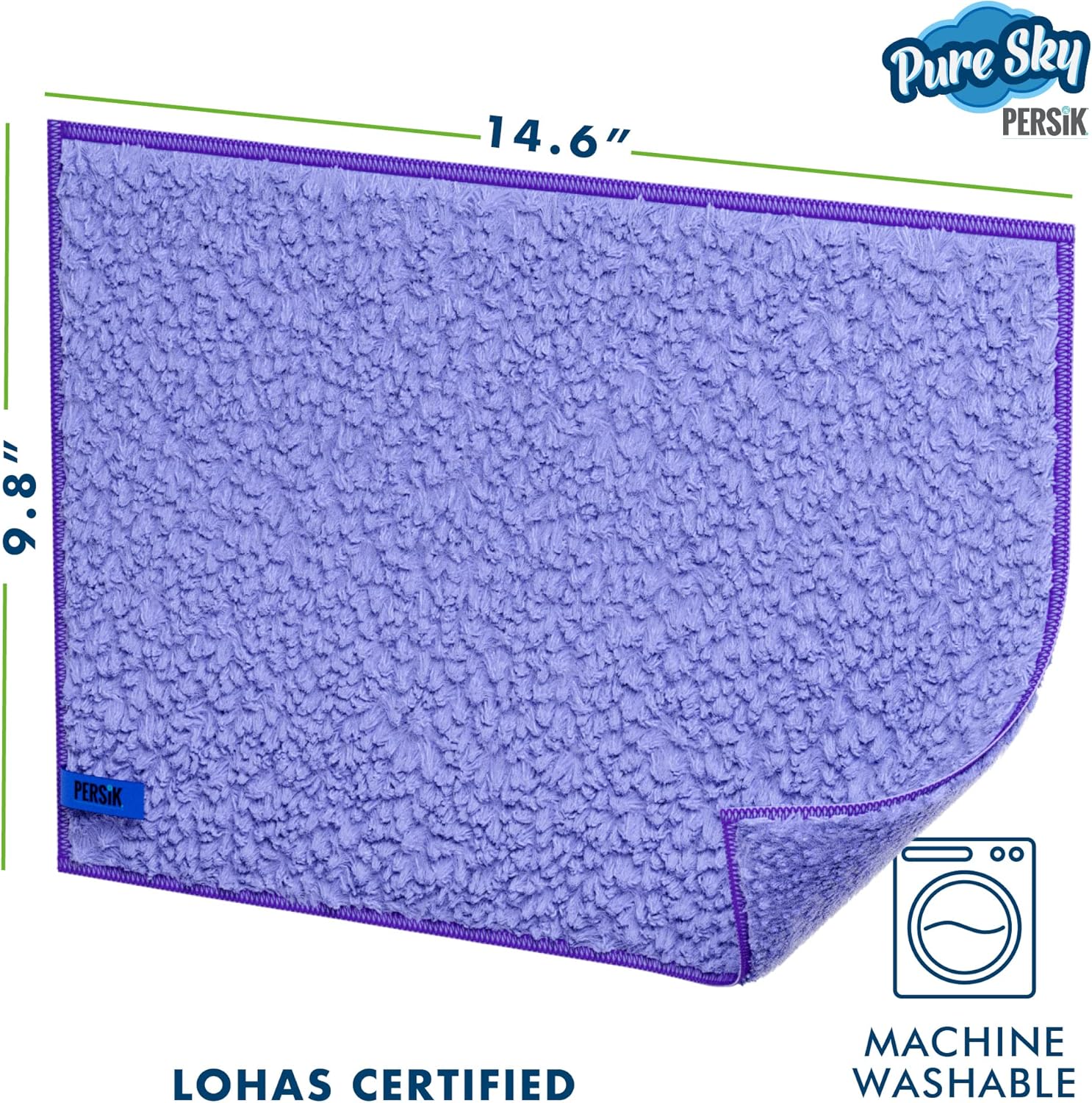 Pure-Sky Magic Deep Clean Cleaning Cloth – JUST ADD Water No Detergents Needed - Multipurpose Ultra