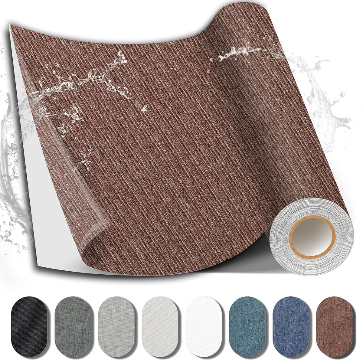 Fabric Repair Patch, 17X79 Inch Fabric Large Repair Tape, Self-Adhesive Patches for Furniture