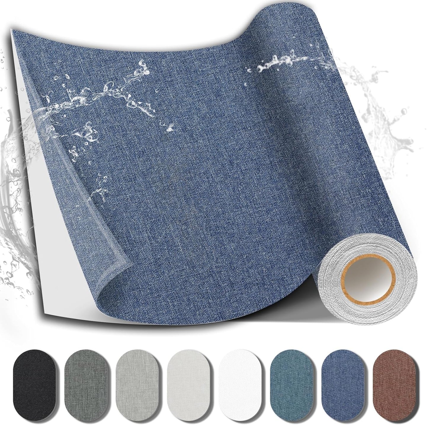 Fabric Repair Patch, 17X79 Inch Fabric Large Repair Tape, Self-Adhesive Patches for Furniture
