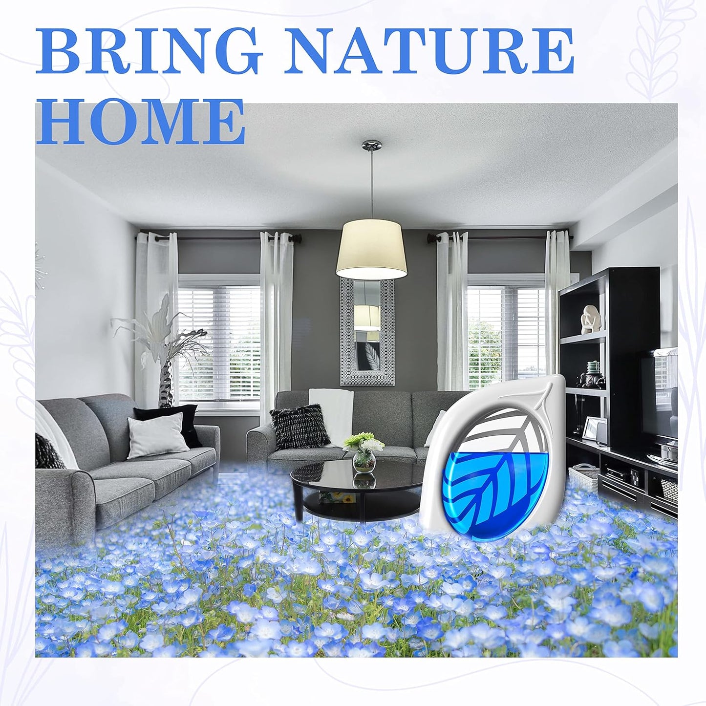 Air Freshener for Home, 4 Pack, Fresh Scent, Odor Eliminator for Small Area Closets Bathroom Pets
