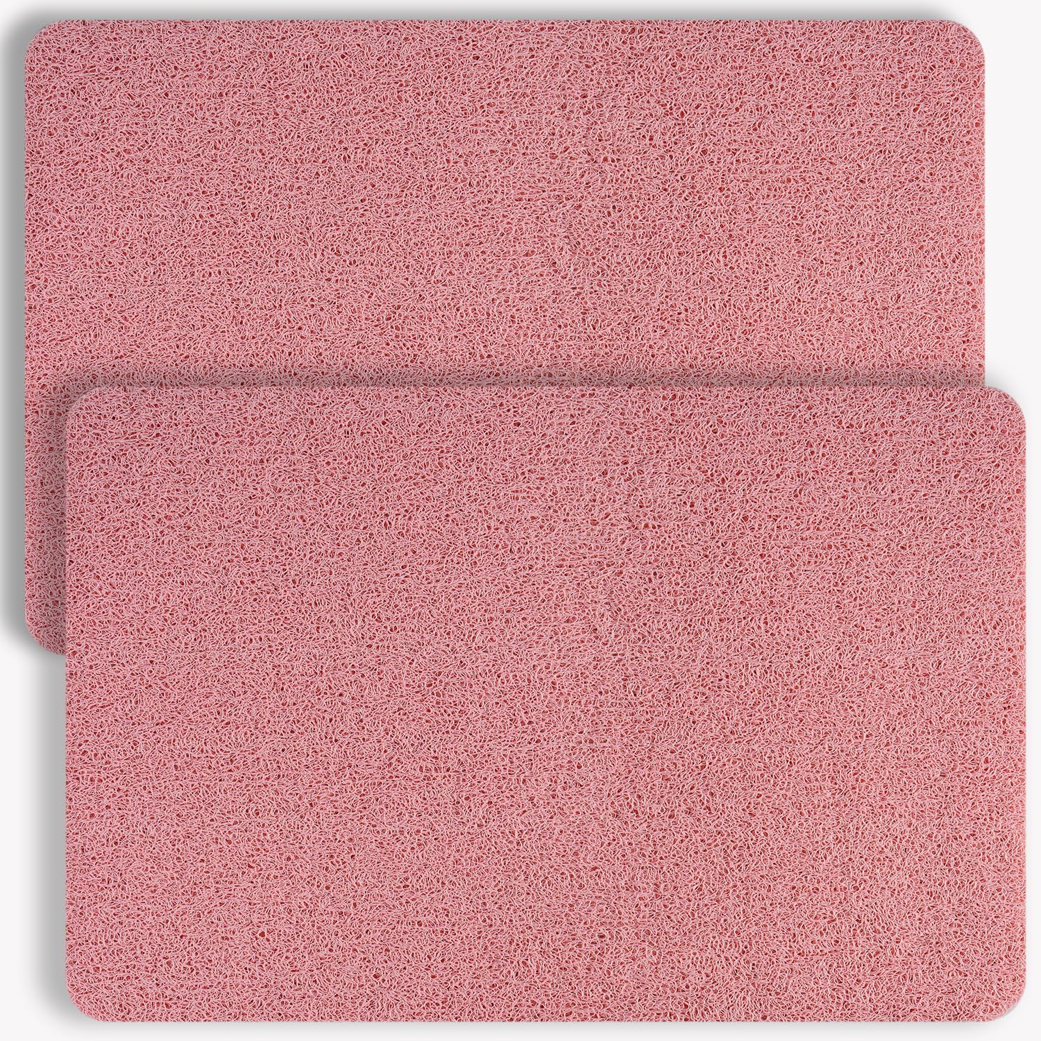 Non-Slip Bathtub Mat, 2 Pack Anti Slip Shower Mat, Fast Drying Bathtub Mats, Foot Scrubber Mat