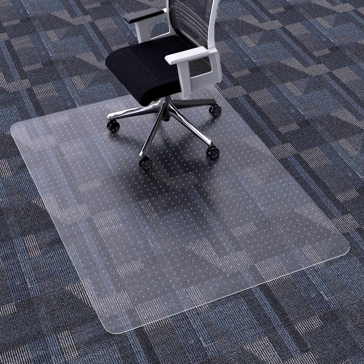 FuturHydro Office Chair Mat for Low Pile Carpet, 48" x 36" Clear Computer Desk Chair Mats for