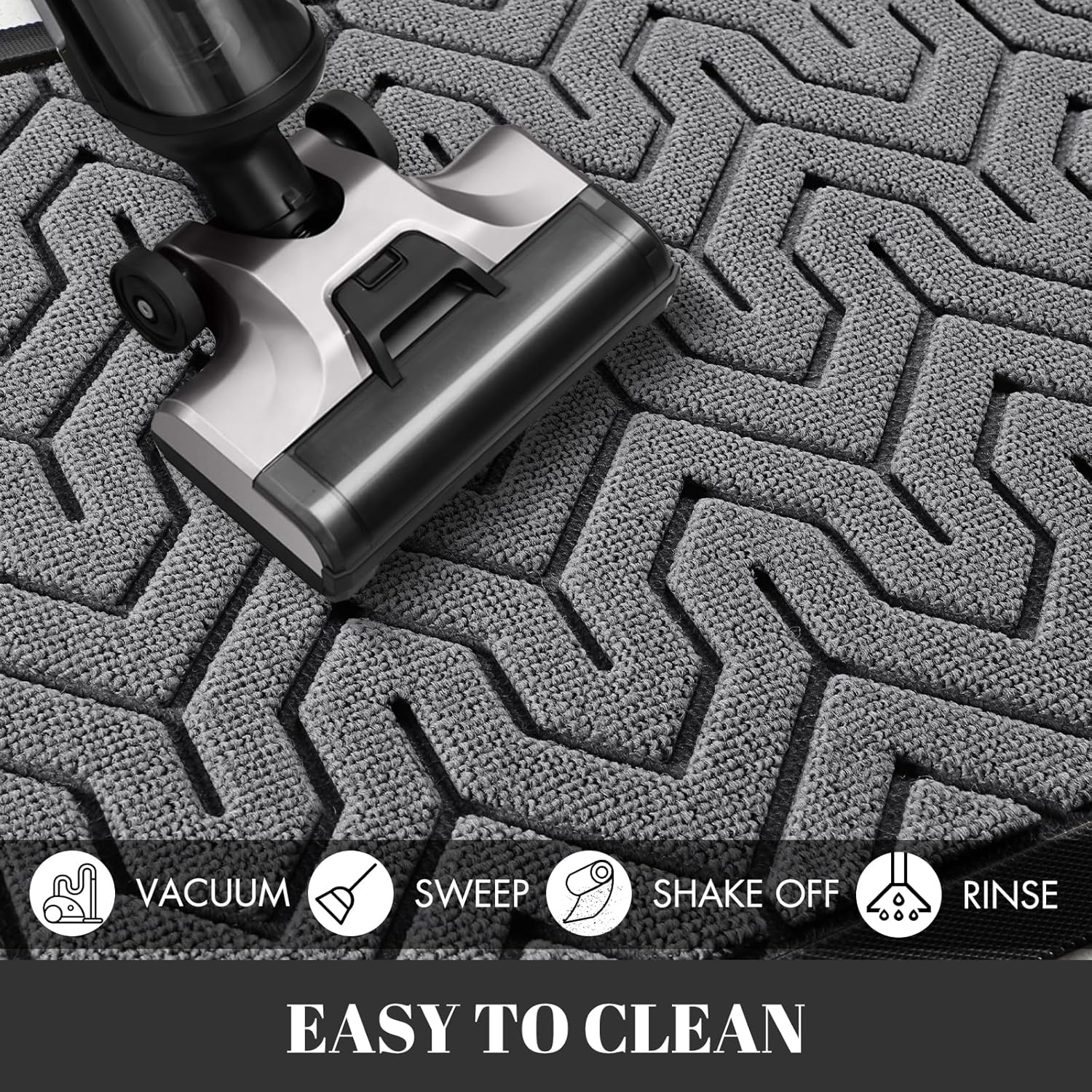 Yimobra Large Door Mat Outside Entrance 47x24, Waterproof Heavy Duty Outdoor Mats for Front Door