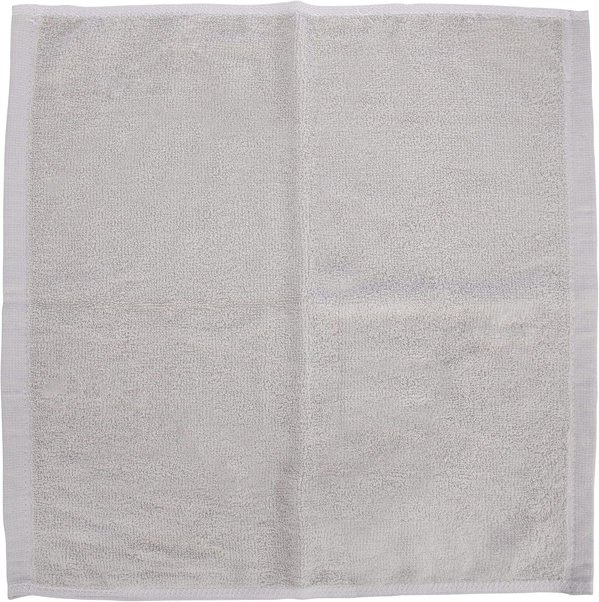 Superio Cotton Terry Washcloths Grey Towels 100% Cotton Cleaning Cloth 16" Rags Wash Clothes for