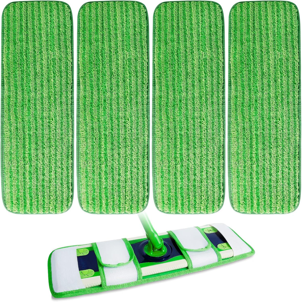 KEEPOW XL Wet Pads Refills for Swiffer XL, Wet Mopping Cloths for Swiffer XL Mop, Reusable