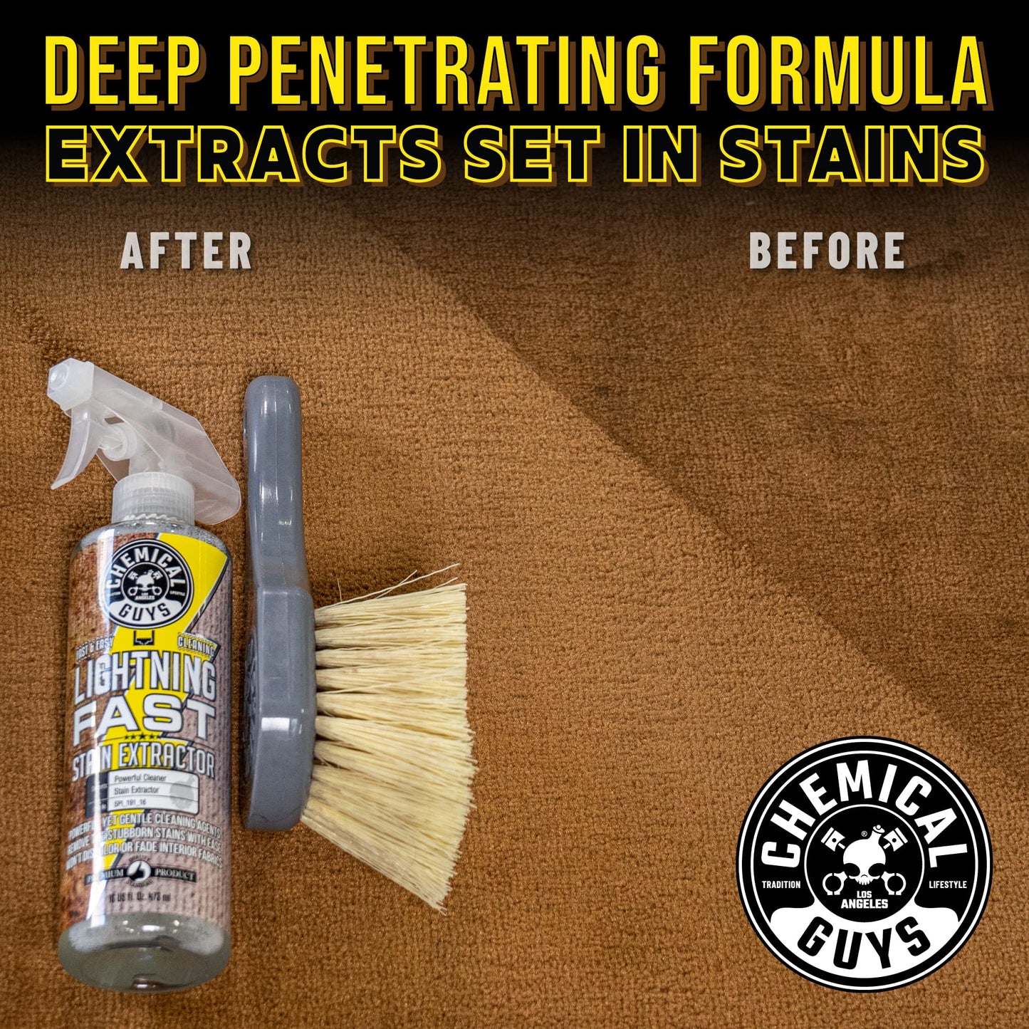 Chemical Guys, Lightning Fast Carpet & Upholstery Stain Extractor, 16 oz