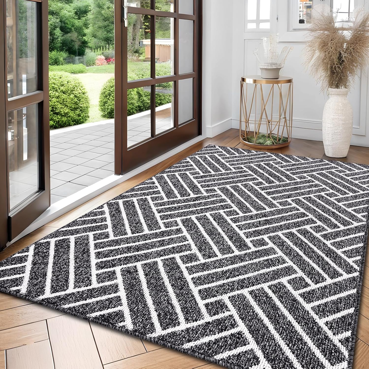 OLANLY Large Indoor Door Mat, 71x47 Inch, Dirt Resistant and Absorbent, Non-Slip Rubber Backing