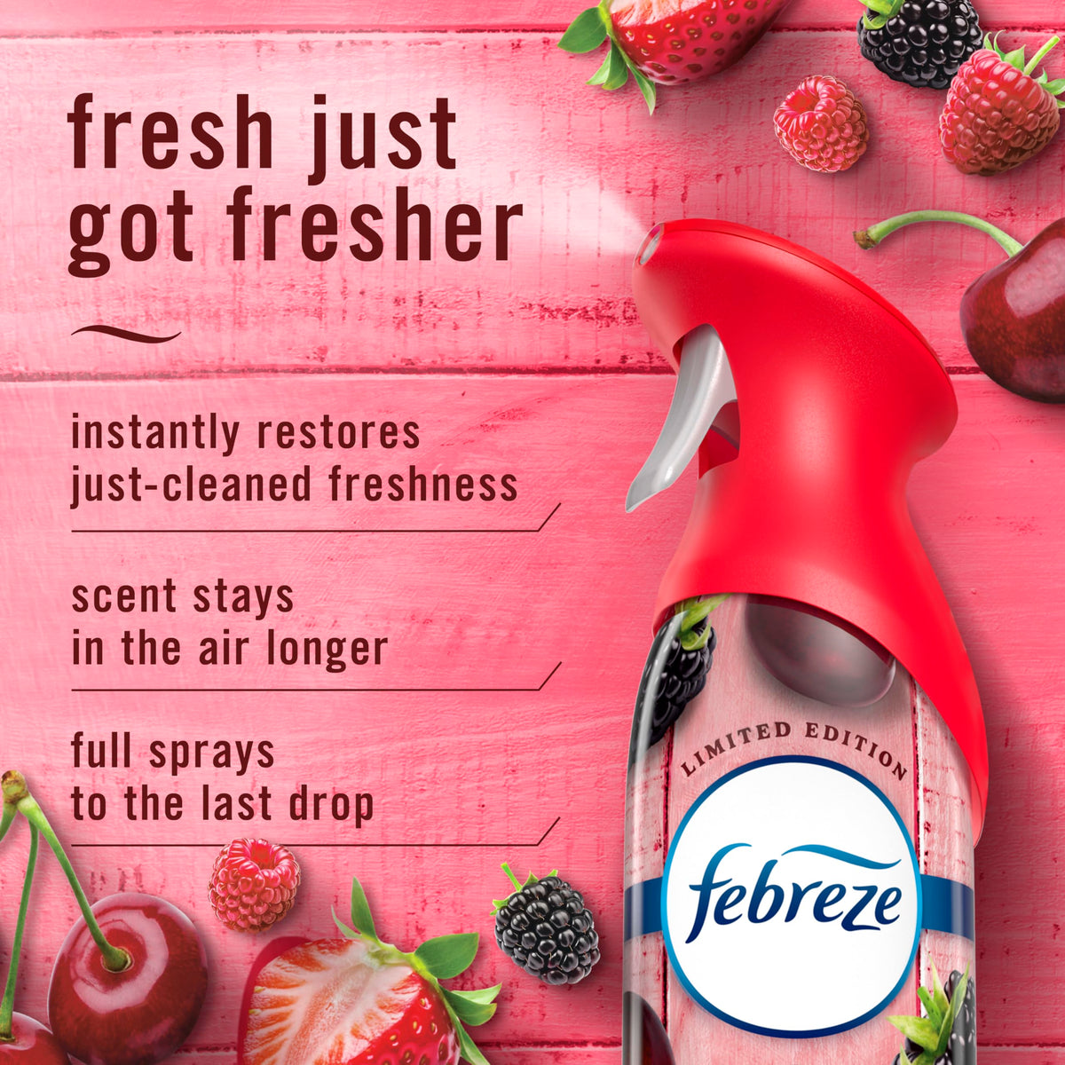 Febreze Air Mist, Air Freshener Spray, Odor Fighting Room Spray, Deodorizer for Home Bathroom