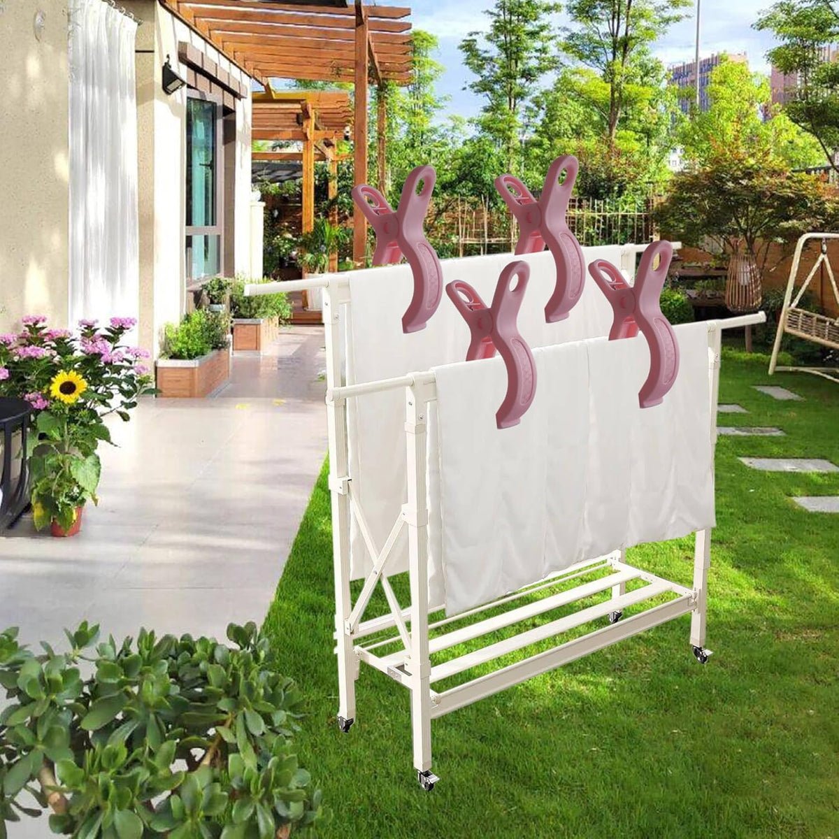 Plastic Clothes Pins Spring Clips Heavy Duty Laundry Clothespins Beach Towel Clips Clothes Pins