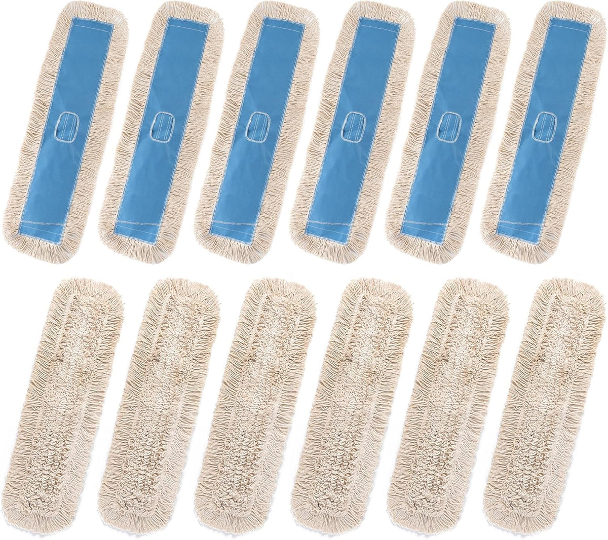 Matthew Cleaning 36'' Industrial Strength Cotton Dust Mop Refill Washable Replacement Heads for
