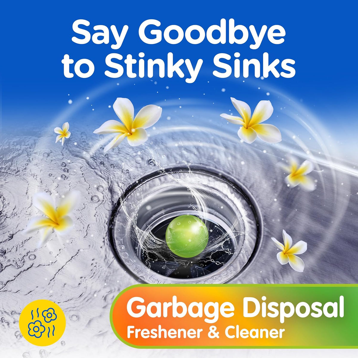 COMPAC HOME Plink Garbage Disposal Cleaner and Deodorizer, Freshens Your Kitchen and Waste