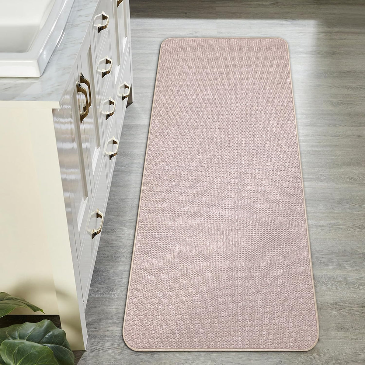 Bath Mat,Ultra Thin Bathroom Runner Rugs,Large Bath Mats for Bathroom,Quick Dry,Non-Slip,Machine