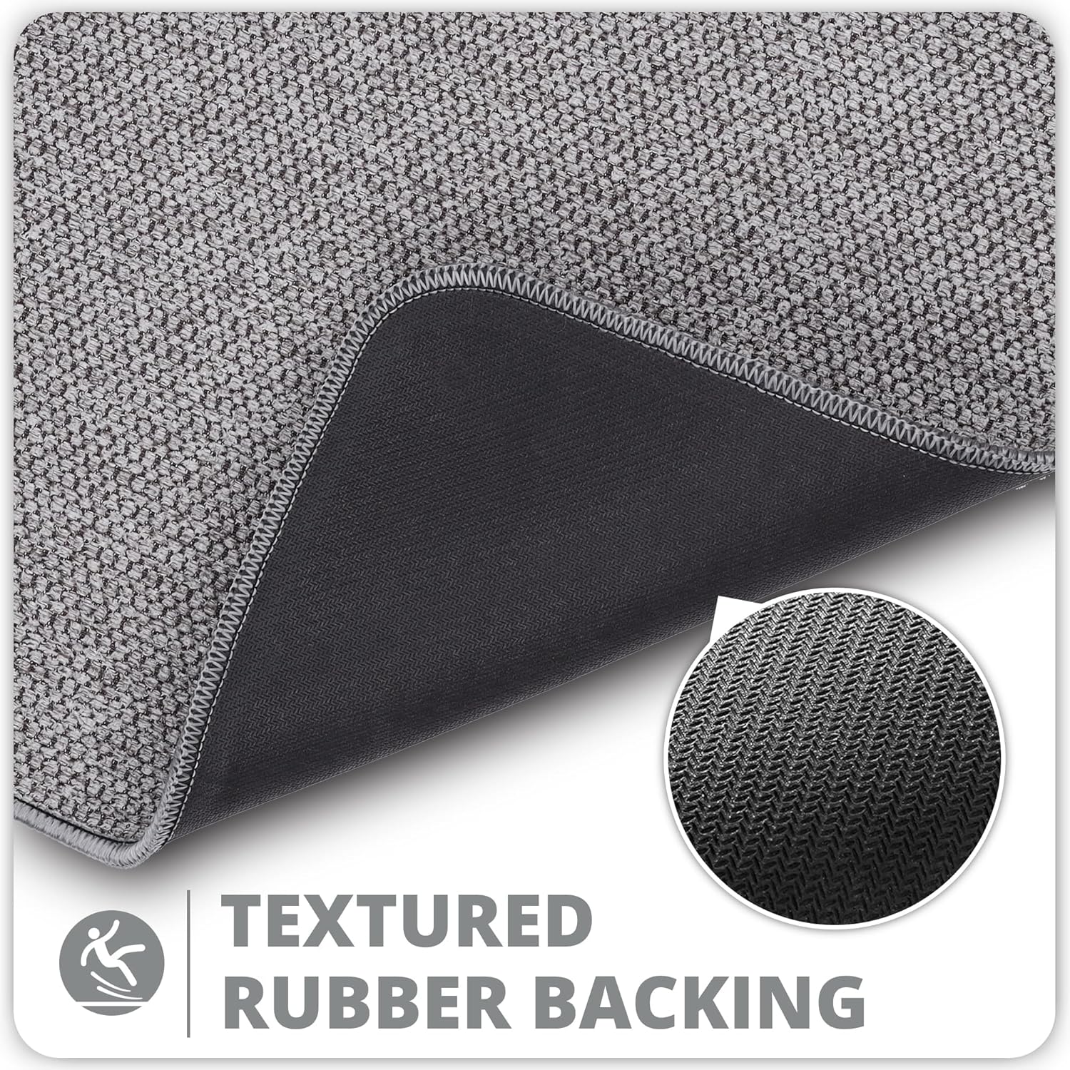 Bathroom Rugs Set 2 Pieces,Thin Bathroom Mats,Toilet Rugs,Quick Dry,Non-Slip,Machine Washable,Low