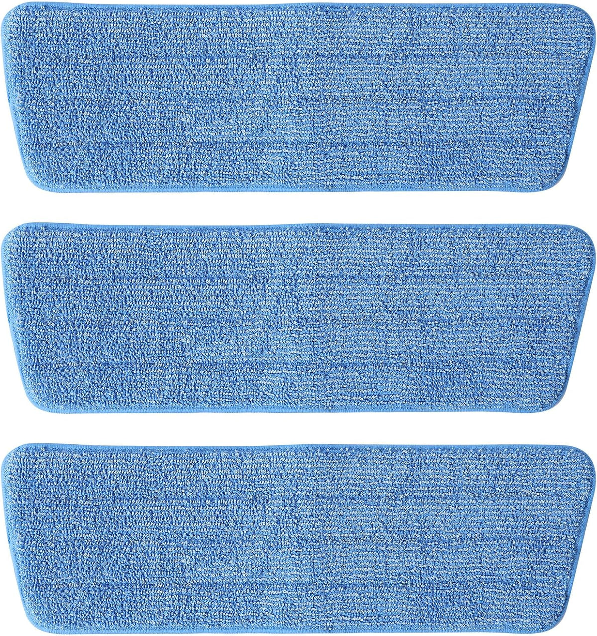 3 Pack Microfiber Mop Pads, Mop Replacement Pads Refills Floor Spray Mop Pads Wet Moping Pads