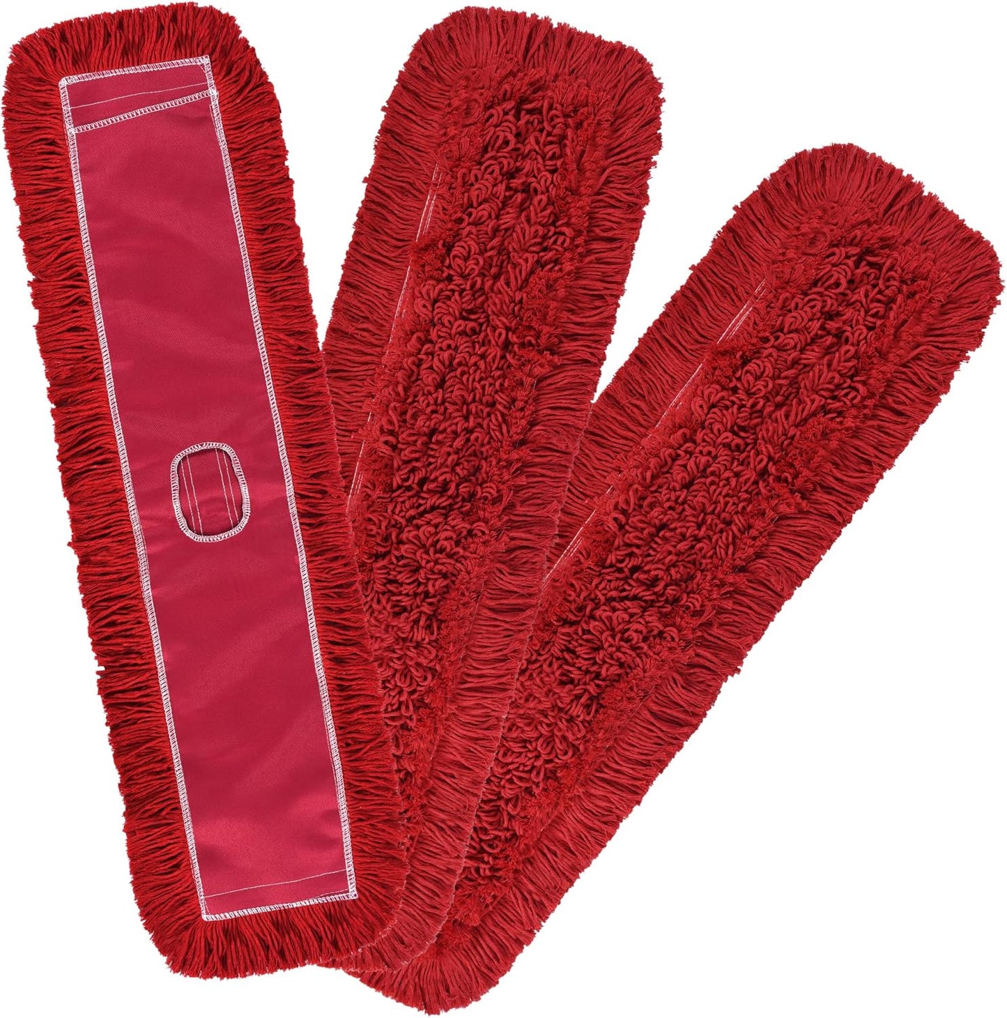 Matthew Cleaning 36'' Industrial Strength Cotton Dust Mop Refill Washable Replacement Heads for