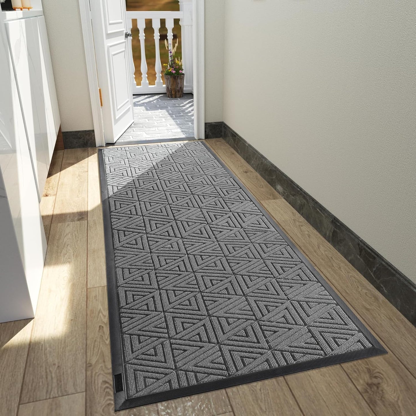 Yimobra Front Door Mat Outside Entrance 72 x 24, Waterproof and Washable Outdoor Mat, Non Slip