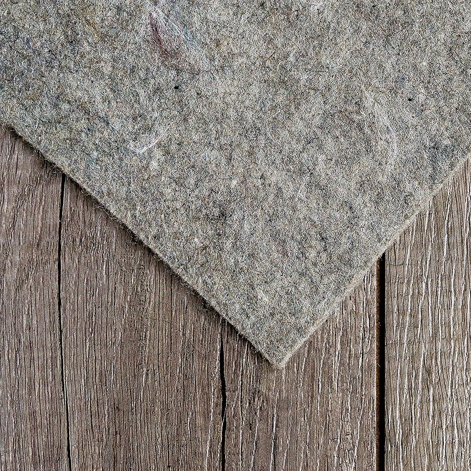 RUGPADUSA - Dual Surface - 2'x12' - 1/4" Thick - Felt + Rubber - Non-Slip Backing Rug Pad - Safe
