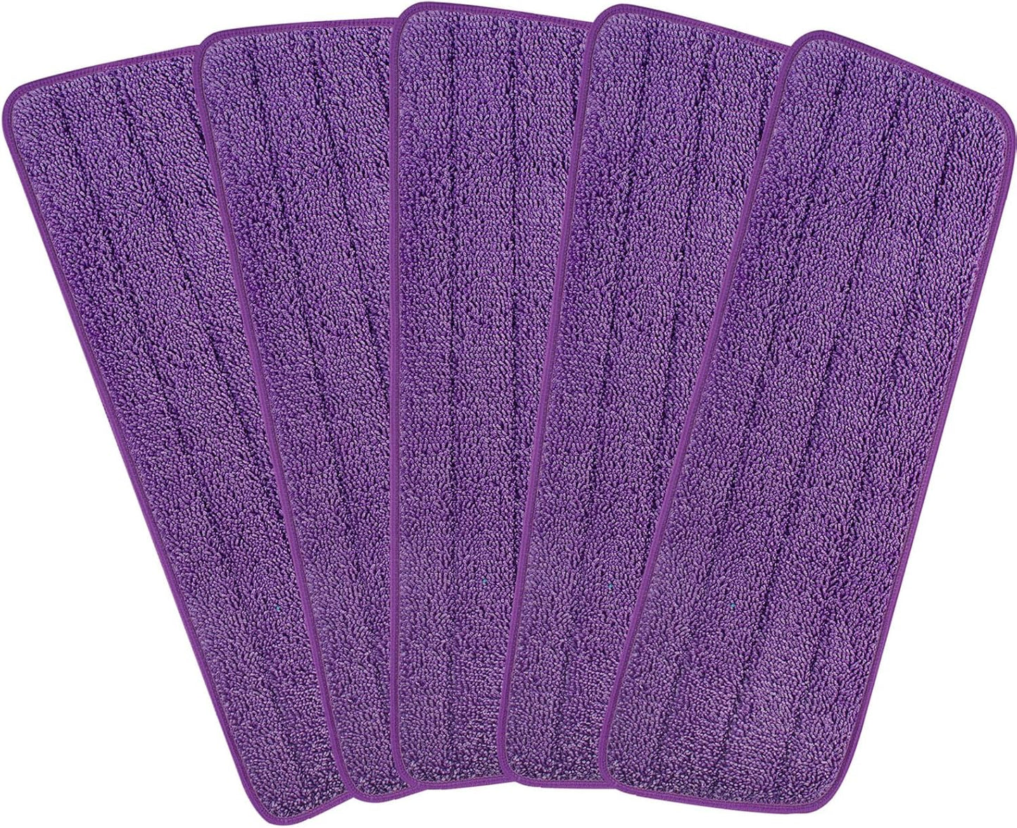 16.5 inch Reusable Mop Pads Microfiber Spray Mop Replacement Heads for Wet/Dry Mops Compatible with