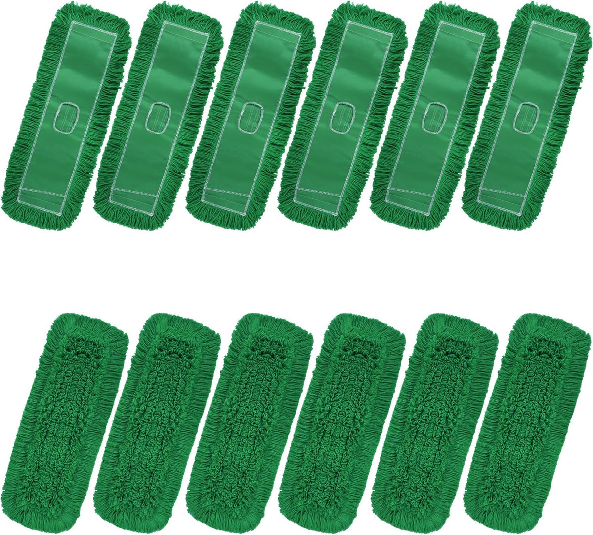 Matthew Cleaning 24'' Industrial Strength Cotton Dust Mop Refill Washable Replacement Heads for