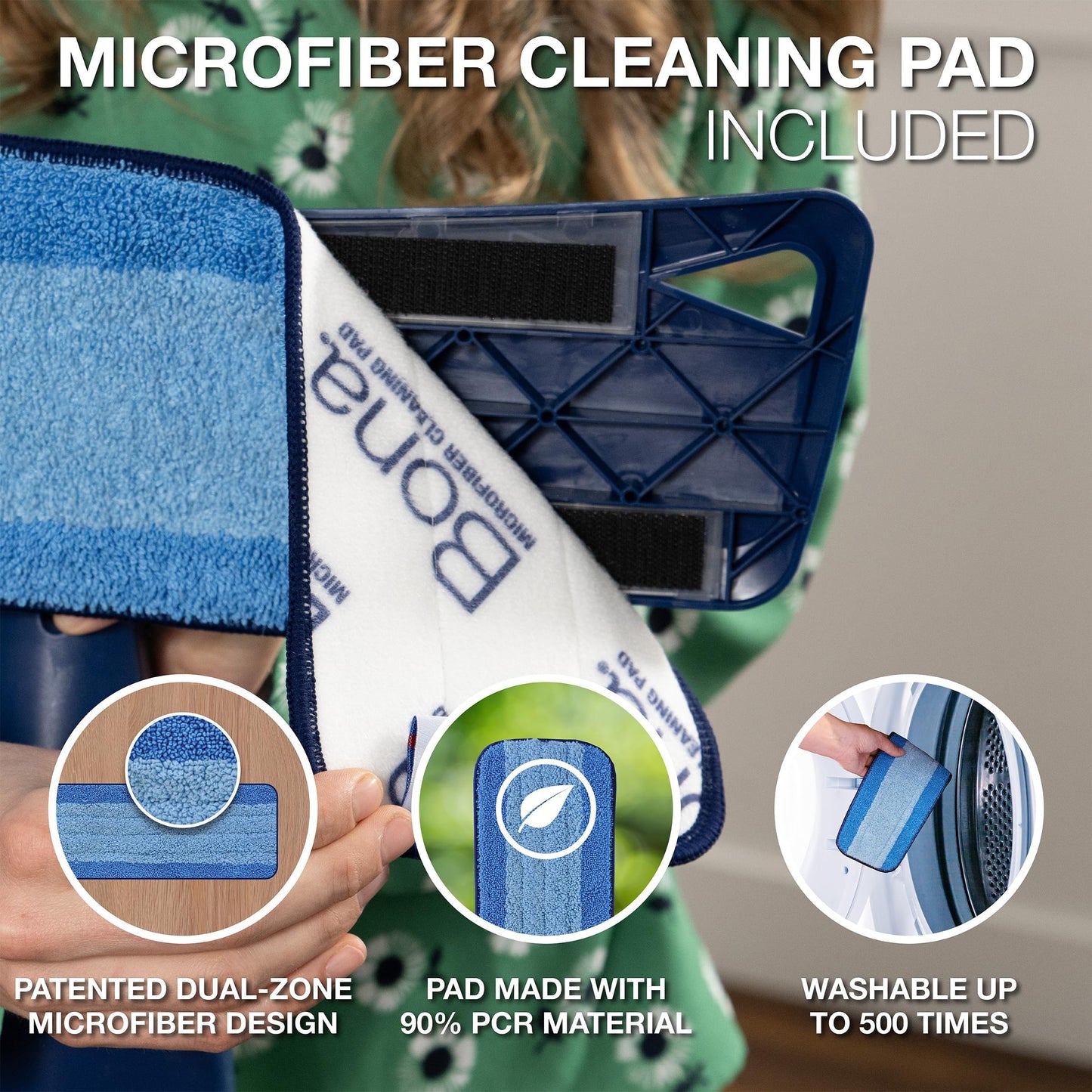 Bona Hardwood Floor Premium Spray Mop - Includes Wood Floor Cleaning Concentrate and Machine
