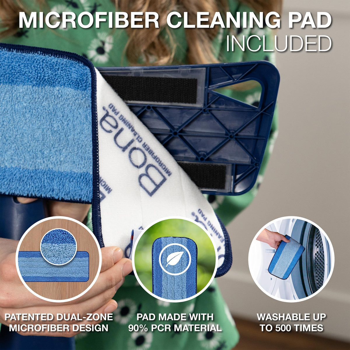 Bona Hardwood Floor Premium Spray Mop - Includes Wood Floor Cleaning Concentrate and Machine