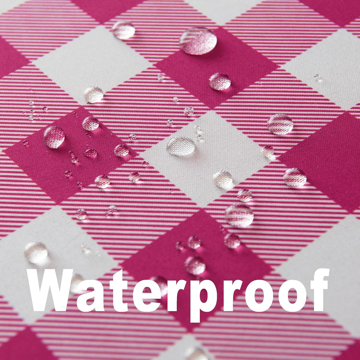Classic Gingham Buffalo Tablecloth Fabric - Oblong 90x156 Inch Water Proof Checkered Table Cloth